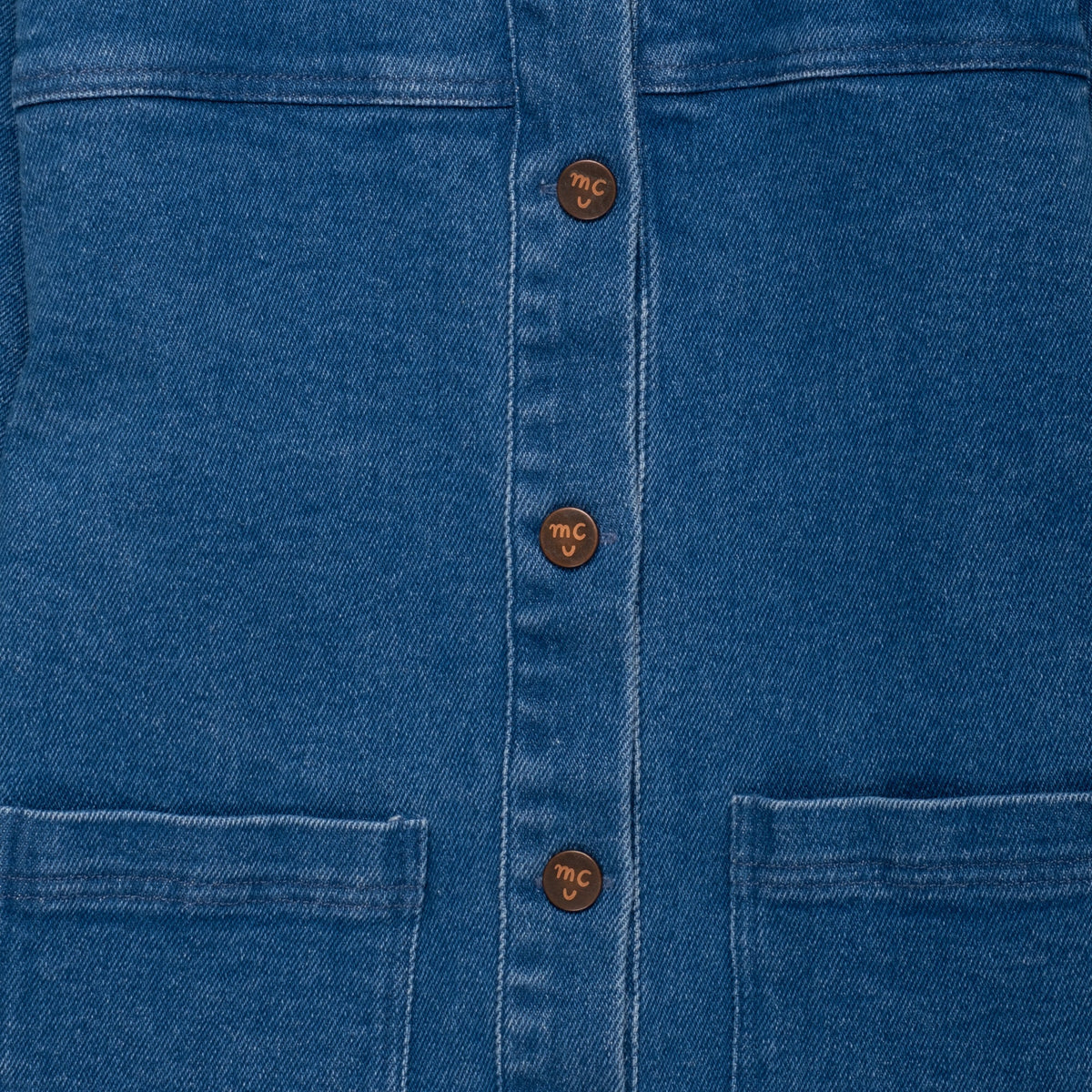 Recycled Cotton Denim Barn Jacket