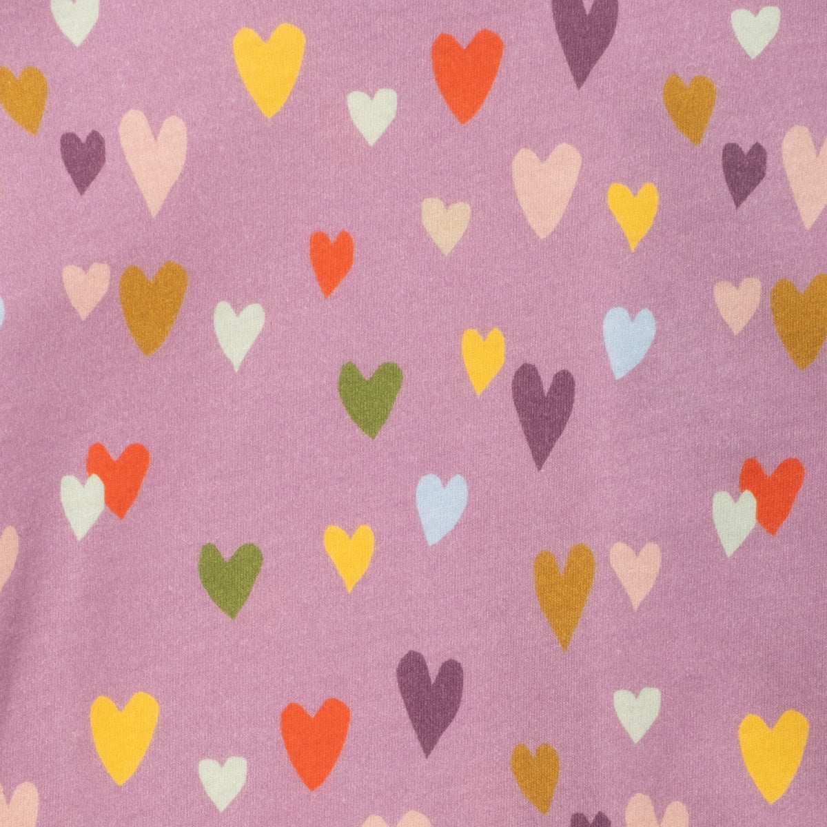 Organic Cotton Long Sleeve T-Shirt - Mini Hearts