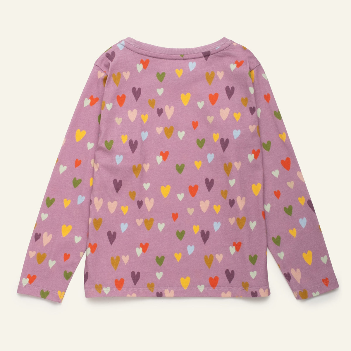 Organic Cotton Long Sleeve T-Shirt - Mini Hearts