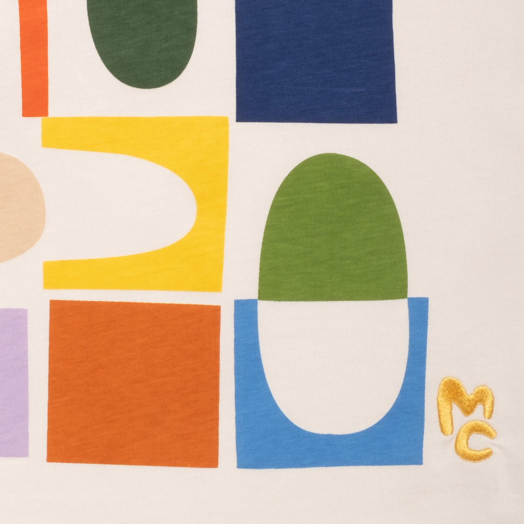 Organic Cotton Long Sleeve T-Shirt - Shapes