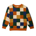 Organic Cotton Sweatshirt - Fall Checkered
