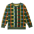 Organic Cotton Sweatshirt - Fall Grid