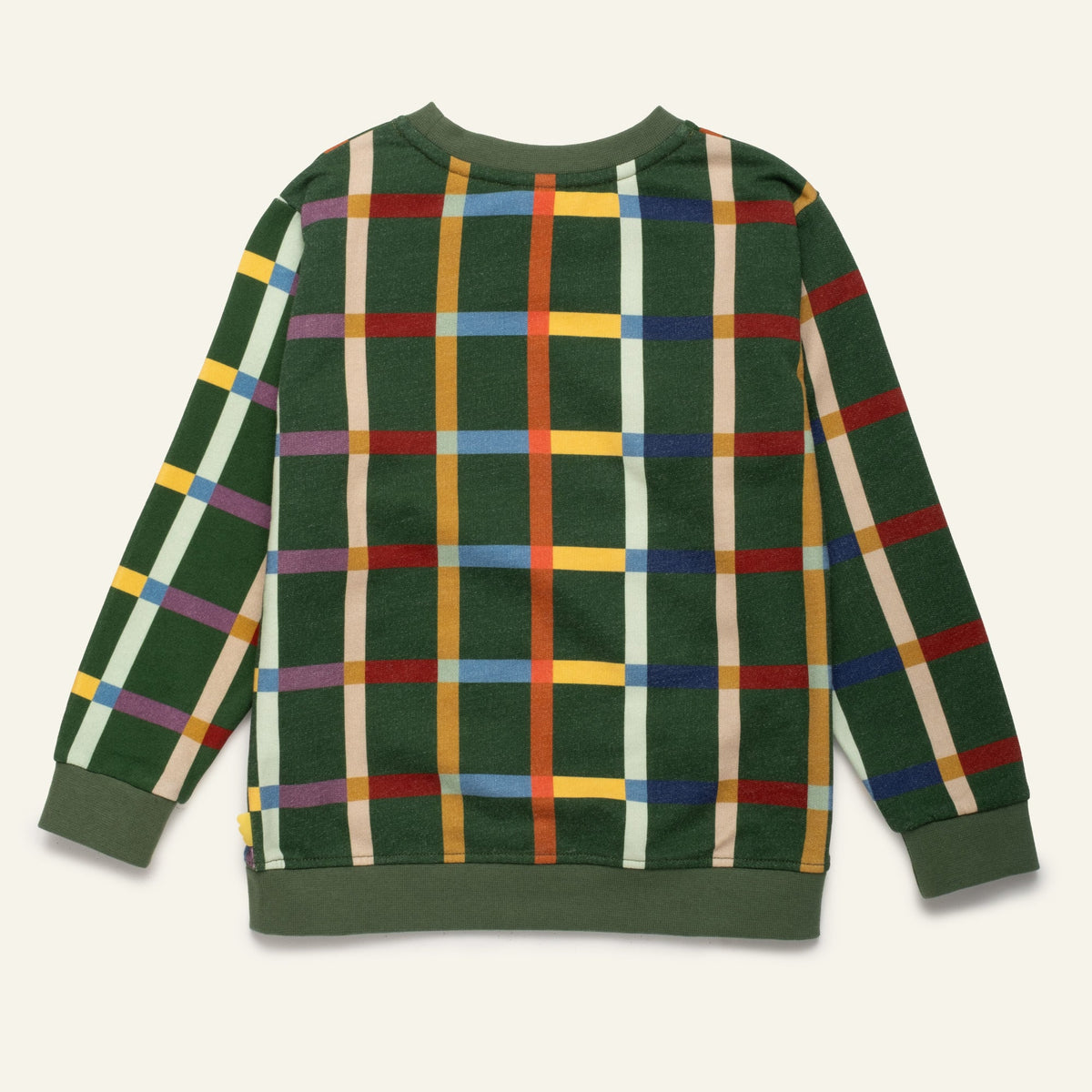 Organic Cotton Sweatshirt - Fall Grid