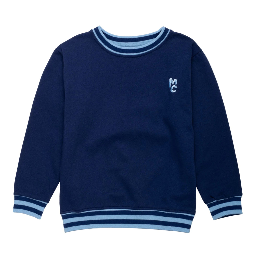 Organic Cotton Sweatshirt - MC Navy