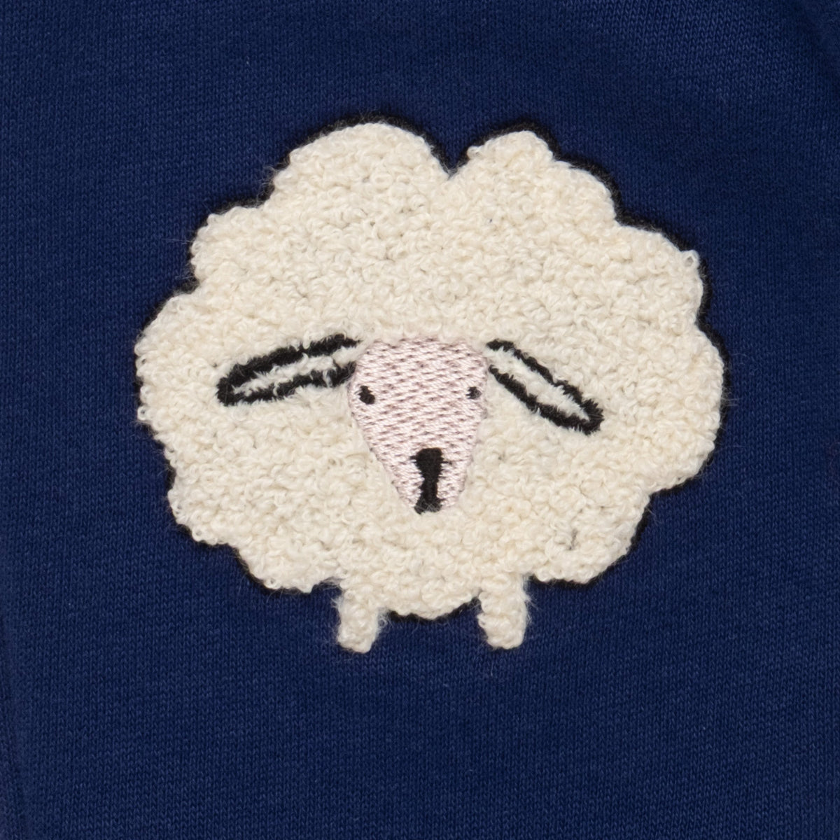 Organic Cotton Joggers - Embroidered Cozy Sheep