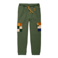 Organic Cotton Pocket Joggers - Green Checkered