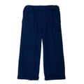 Organic Cotton Corduroy Pants - Navy Grid