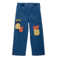 Organic Cotton Patched Denim Pant