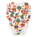 Organic Cotton Long Sleeve Bodysuit - Animal Orchard