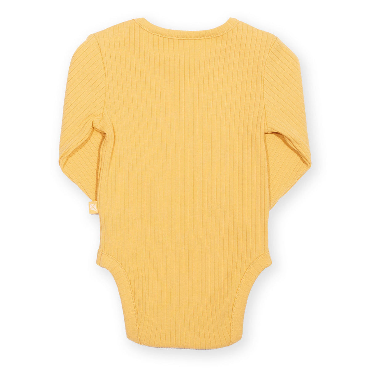 Organic Cotton Long Sleeve Bodysuit - Teddy Bear