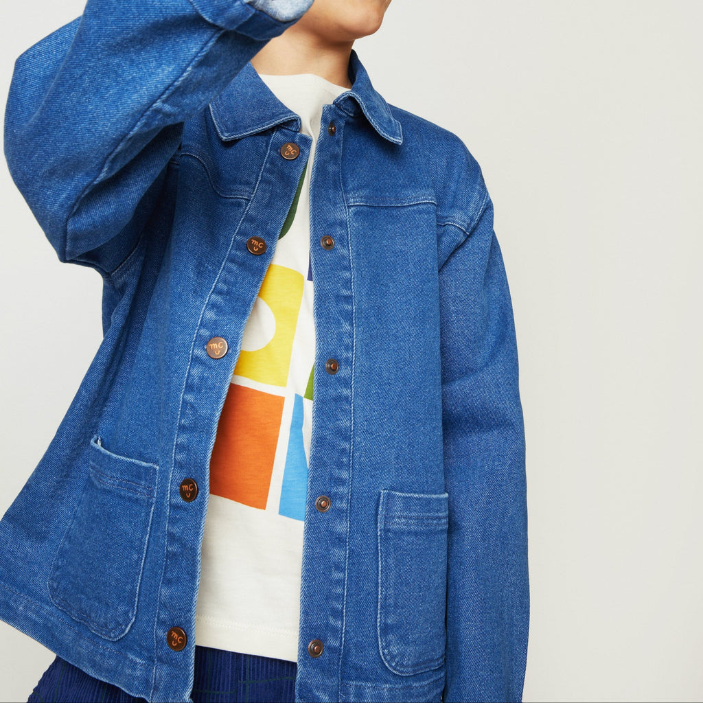 Recycled Cotton Denim Barn Jacket