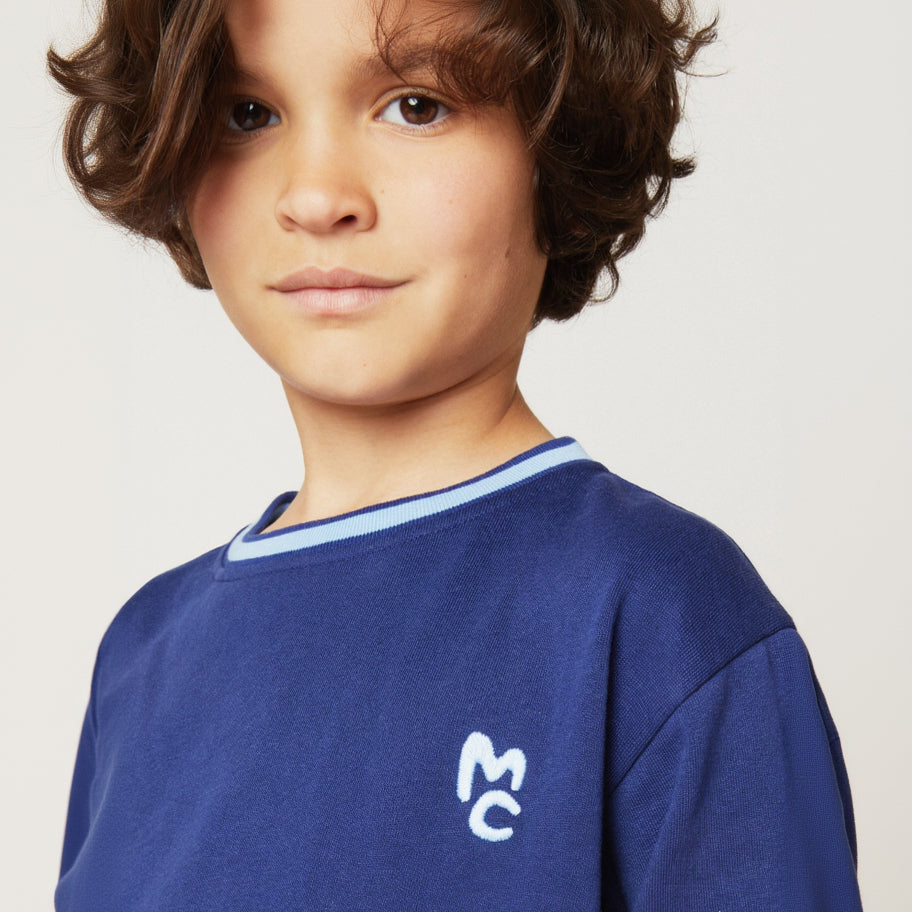 Organic Cotton Sweatshirt - MC Navy