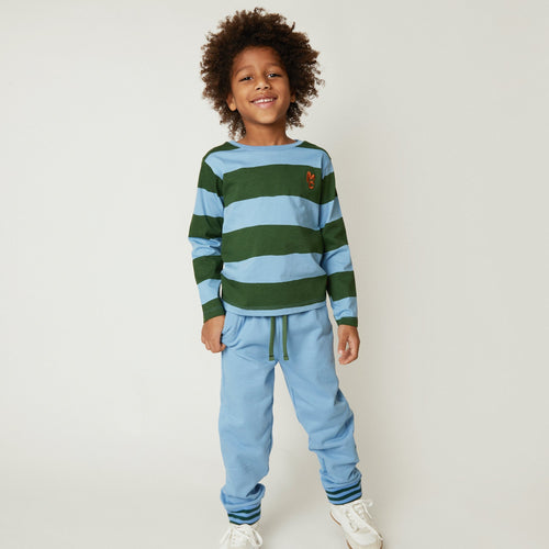 Organic Cotton Joggers - Blue