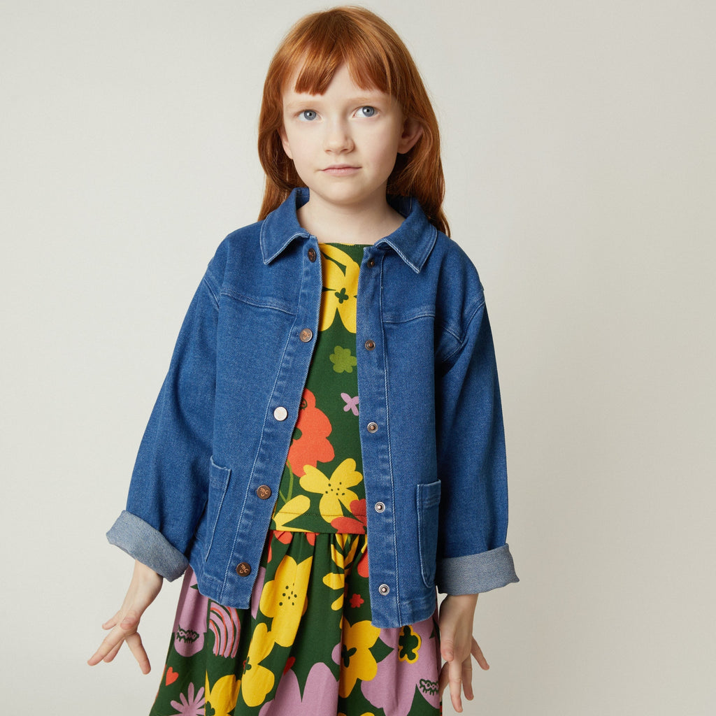 Recycled Cotton Denim Barn Jacket