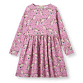 Organic Cotton Long Sleeve Dress - Unicorns