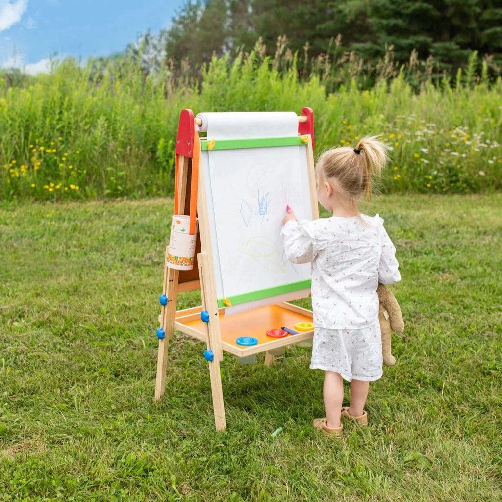 3-in-1 Art Easel & Paper Roll Set